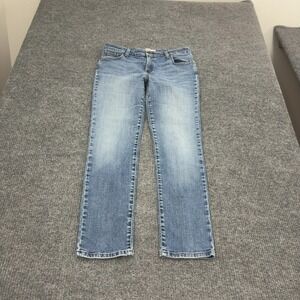 Levis Jeans Womens 14M Blue Cotton Mid Rise Skinny Casual Classic Style